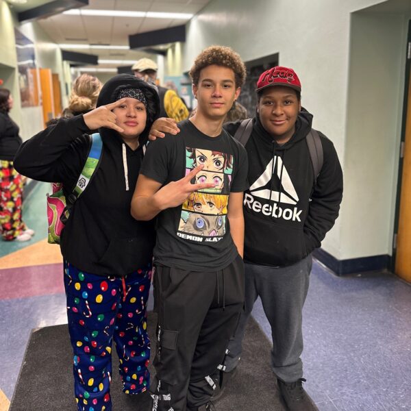 Three young men at Family Freedom Center